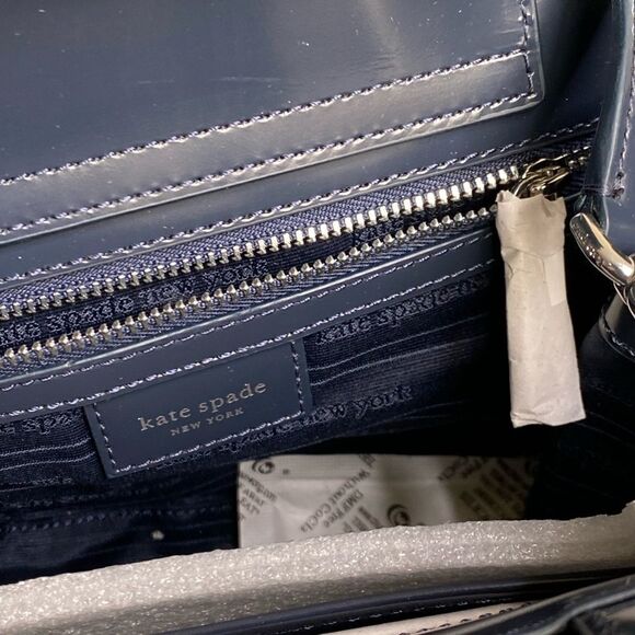 kate spade new york Sam Icon Small Gingham Sequin Embellished Tote - Picture 7 of 13